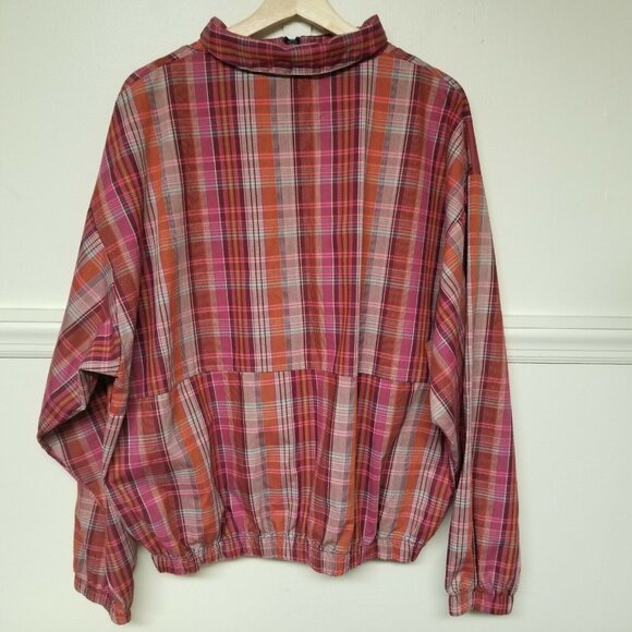 Vintage Morton Knight Plaid Golf Pullover Women's UK18 US14 - Picture 3 of 7